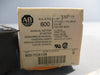 ALLEN BRADLEY 600-TOX109 MANUAL MOTOR STARTING SWITCH SERIES B 277VAC 1PH 3/4 HP