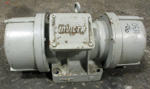 Invicta B925/2 Vibrator Unit 2200lb Centrifugal Force 510W 3456RPM 0.68HP
