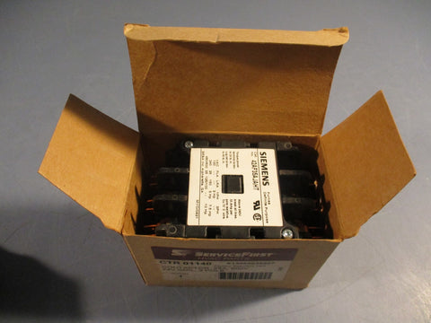 SIEMENS 42AF35AJAHT Furnas Definite Purpose Contactor 3 Pole 25A 600V 24V Coil