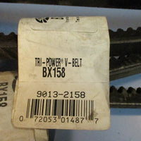 Lot of 2 Gates TriPower Vextra O&HR BX158 V Belt 161" Circumference, 5/8" Wide