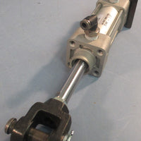 SMC NCA1D150-0200 Pneumatic Tie-Rod Cyllinder 250PSI 2" Stroke W/ Rod Clevis