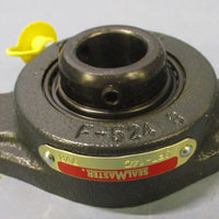 (Lot of 2) SealMaster SFT14C 2 Bolt Flange Mount Bearing 7/8" Bore Gold Line