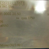 SewEurodrive R77 AM100 Gearbox w/ Coupling 1750RPM 6550lbin 40mm Shaft Dia NOS