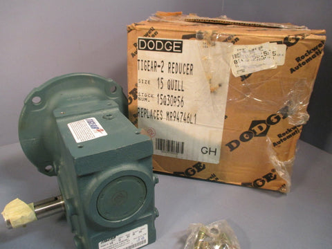 Dodge Tigear2 Gearbox Reducer Size 15 Quill 30:1 Ratio 1750 RPM 15Q30R56