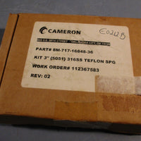 Cameron Rebuild Valve Kit 3" (5051) 316SS Teflon Spring Rev 02 8M7171684836