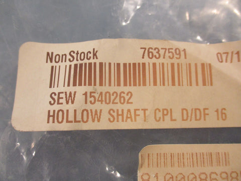 SEW 1540262 Hollow Shaft Coupling D/DF 16 With Friction Ring