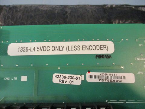AllenBradley 1336L4 Interface Card Encoder 4233620051 Drive PC Circuit Board