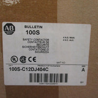 AllenBradley Safety Contactor Ser. A 24VDC 7.5HP 100SC12DJ404C Factory Sealed
