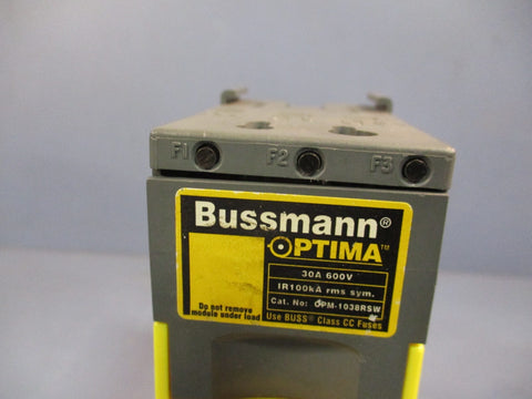 Bussmann OPTIMA Fuse Holder and Disconnect OPM1038RSW