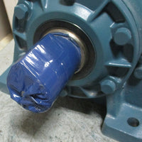 Shimpo Nidec ER71D Coronet Gear Reducer 71:1 Ratio 1.8 kW Input 28 & 55mm Shaft