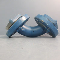 Crane A395-150 Flanged PTFE Pipe Elbow Fitting 1-1/2" E900M3VV0VB0XXX