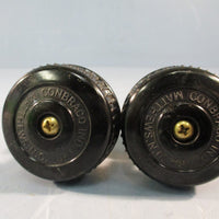 Lot of (2) Conbraco 25B Drain Valve 1/2 MNPT, PIPE, BRASS 150 DEG F