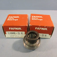 LOT OF (2) FAFNIR FARM BEARINGS G1103KRRB+COL AG BEARING INSERT