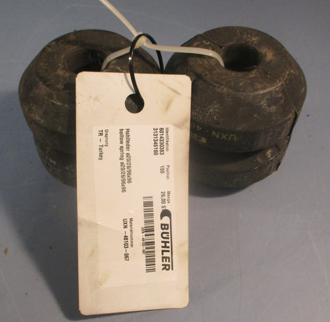 Buhler UXN48103067 Rubber Hollow Spring HIIA 1726 (Lot of 2)