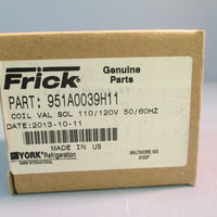 Frick Coil Valve Solenoid 110/120V 50/60HZ  951A0039H11