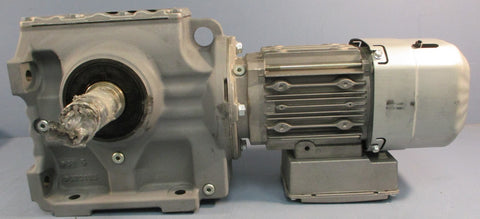 Sew Eurodrive S67DRS71M4BE1HF Gearmotor 190.11:1 Ratio 0.75HP 13/8" Shaft Dia