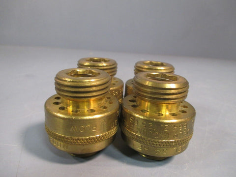 Lot of (4) NIDEL Brass Vacuum Breaker B64.2 125 PSI 180 F Model 34-HF