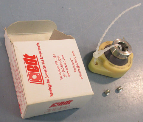 EDT NA6GA75/8 2Bolt Flange Housing Polymer 31/8" Length With Sleeve