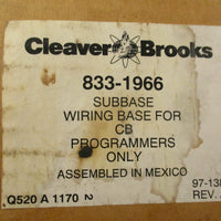 Cleaver Brooks 8331966 Module Wiring Subbase For CB Programmers 8331966