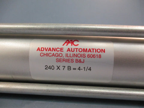 Advance Automation 240 x 7 B=4-1/4 Pnuemaatic Cylinder Series B&J