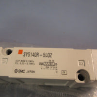 SMC 5 PORT SOLENOID VALVE, 2 POS, BASE MOUNTED SINGLE UNIT SY5140R5LOZ