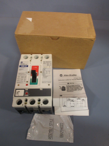 ALLENBRADLEY CIRCUIT BREAKER 125 A , J FRAME SER. A 140UJ3D3D22