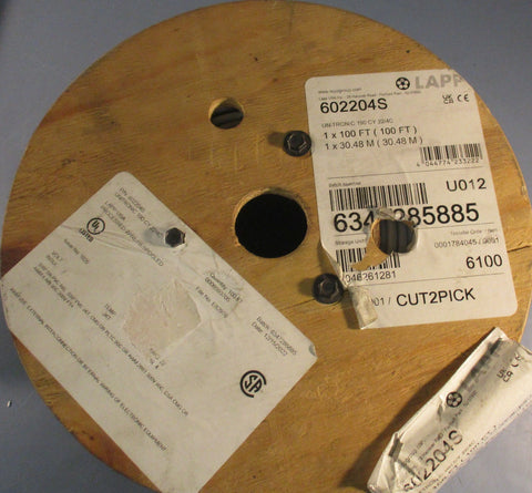 LAPP Unitronic 602204S Data Cable, 22AWG, 4C, PVC  Approx 85ft