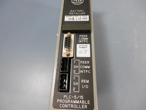 Allen Bradley Processor Module PLC5/15 96041871 1785LT No Key