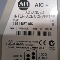 Allen Bradley 1761NETAIC Ser B Advanced Interface Converter 24VDC
