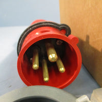 Hubbell IEC Pin & Sleeve Plug 20A 480VAC 3 Pole, 10HP IP67