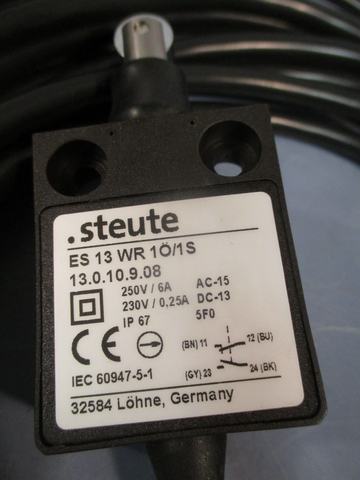 .STEUTE POSITION SWITCH ES 13 WR 1O/1S 13.0.10.9.08