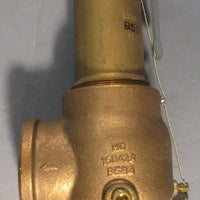 Kunkle 918BGFE06-LE Bronze Safety Relief Valve 1-1/4" Inlet/Outlet Set 75.0