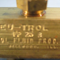 Lot of (2) Deltrol Fluid Products FP 25 B Flow Control Valve