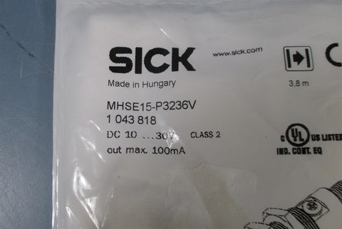 Sick MHSE15P3236V Through Beam Photoelectric Sensor 5m Range NIB