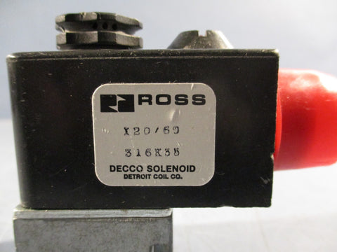 Ross Decco Solenoid w/Coil 120/60 316K33