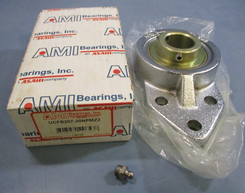 AMI/ASAHI UCFB20720NPMZ2 3 Bolt Flange Block Bearing 11/4" Bore UCFB20720NPMZ2
