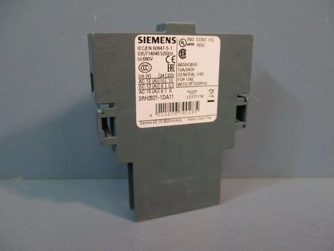 Siemens Auxiliary Switch Block 3RH2921-1DA11 NEW LOT OF SEVEN