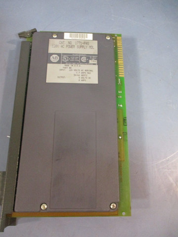 AllenBradley PLC5 Power Supply, 1Slot, 8A, 120V AC 1771P4S
