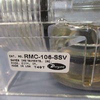 Dwyer Variable Area Flow Meter 1001000 SCFH Air RMC106SSV