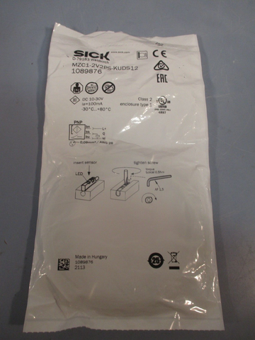 SICK Sensor DC 1030V MZC12V2PSKUDS12 1089876