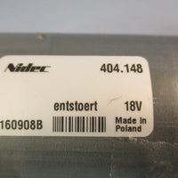 NidecValeo 404.148 Motor Gearmotor 18V 160908B