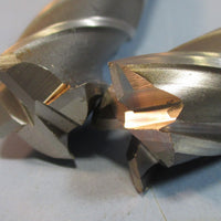 Lot 2 Putnam 3/4" Cobalt Roughly 1.75" LOC, 4 Flute Double End Mill Used