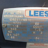 LEESON C42T17NB1C 1/6 HP 3 PHASE 1725 RPM Motor H42 Frame Cat. 092015.00