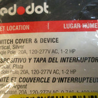 Red Dot CCT120 Single Pole Switch Cover & Device 20A 120277VAC 12HP Lot of 2