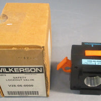 Wilkerson V28060000 Safety Lockout Valve 150 PSIG Max Inlet