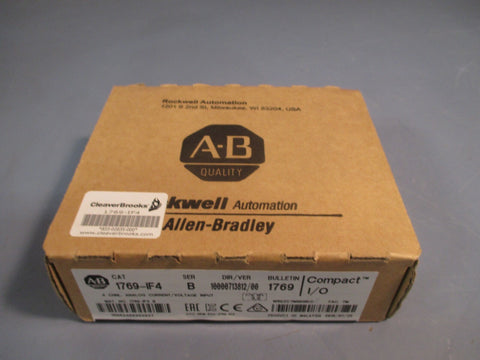 AllenBradley Compact I/O 4Ch Current/Vlt Input Module Ser. B 1769IF4 SEALED