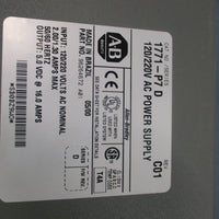 AllenBradley 1771P7/D Rev. C01 Ser. D 120/220V AC Power Supply Lot of 3