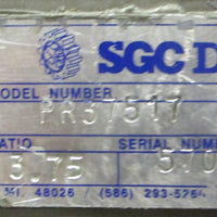 SGC Dorris PR37517 Gear Drive RPR37501 Speed Reducer 3.75:1 1" and 11/2" Shaft