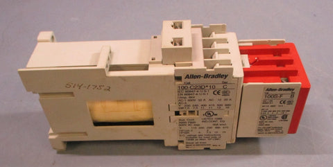 Allen Bradley 100SC23DJ14C Ser. C Safety Relay 100C23D*10 100SF 24VDC 600VAC