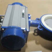 ABZ Valves SR160 Pneumatic Rack and Pinion Valve Actuator 8" Butterfly Valve